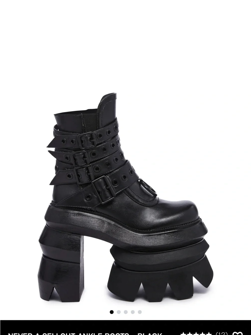 Dolls Kill Widow Never A Sell Out Platform Boots
